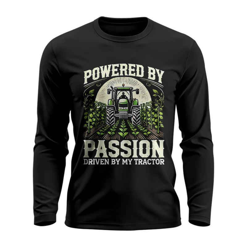 Image of Powered By Passion Driven By My Tractor 3 - Unisex Ultra Cotton Long Sleeve Tee