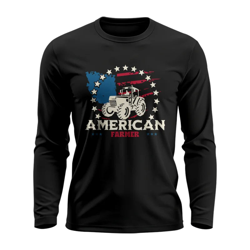 Image of Proud To Be An American Farmer Citizen Veteran - Unisex Ultra Cotton Long Sleeve Tee