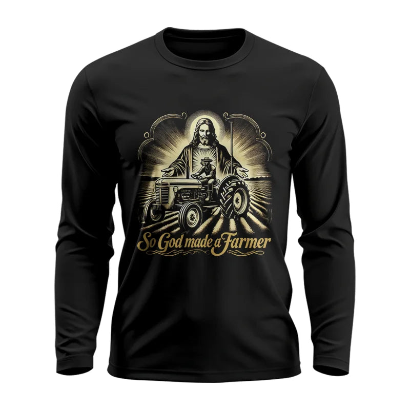 So God Made A Farmer 2 - Unisex Ultra Cotton Long Sleeve Tee