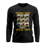 Things I Ride In My Spare Time 2 - Unisex Ultra Cotton Long Sleeve Tee