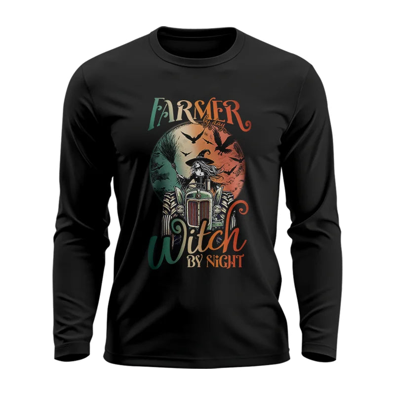 Tractor Halloween Farmer By Day Witch By Night - Unisex Ultra Cotton Long Sleeve Tee