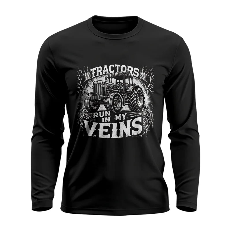 Image of Tractors Run In My Veins - Unisex Ultra Cotton Long Sleeve Tee