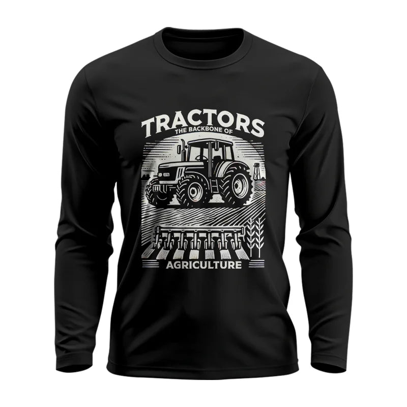 Image of Tractors The Backbone Of Agriculture - Unisex Ultra Cotton Long Sleeve Tee