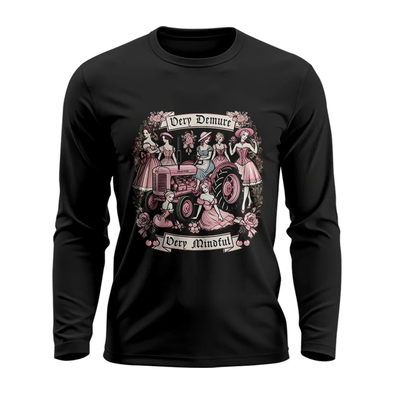 Image of Very Demure Very Mindful Tractor - Unisex Ultra Cotton Long Sleeve Tee