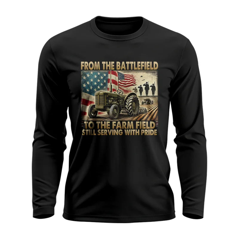 Veteran Farmer From The Battlefield To The Farm Field 1 - Unisex Ultra Cotton Long Sleeve Tee