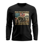 Veteran Farmer From The Battlefield To The Farm Field 1 - Unisex Ultra Cotton Long Sleeve Tee