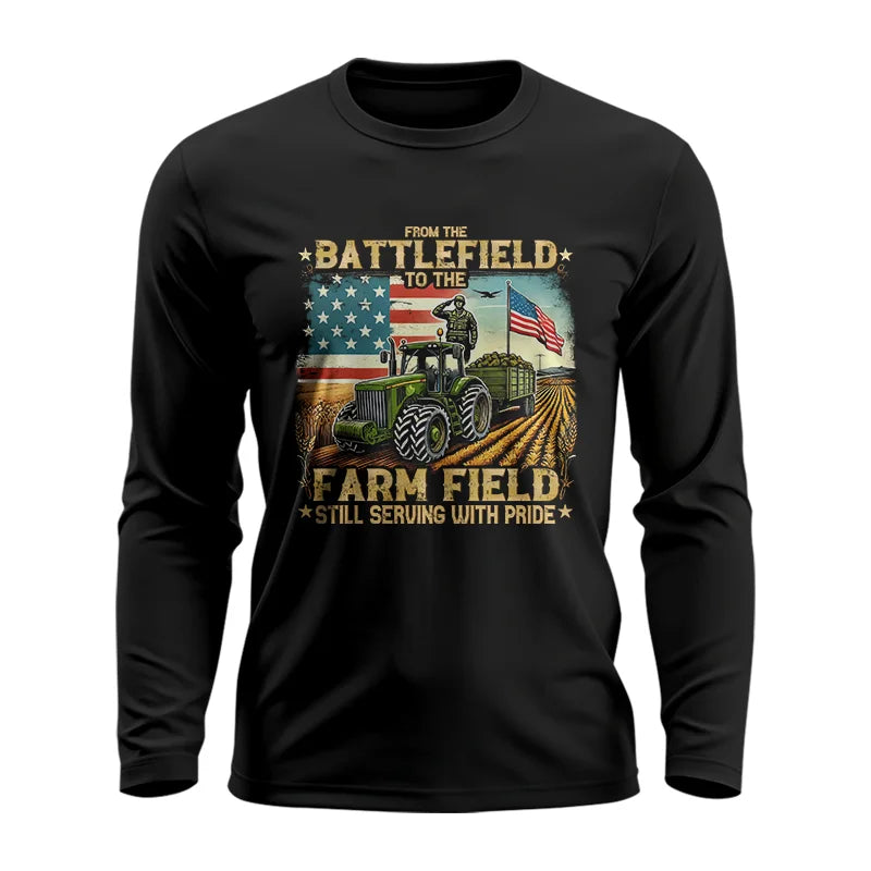 Veteran Farmer From The Battlefield To The Farm Field 2 - Unisex Ultra Cotton Long Sleeve Tee