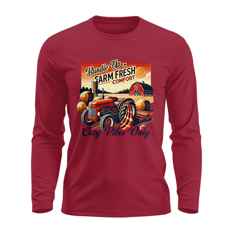 Image of Bundle Up in Farm Fresh Comfort_Cozy Vibes Only 2 - Unisex Ultra Cotton Long Sleeve Tee