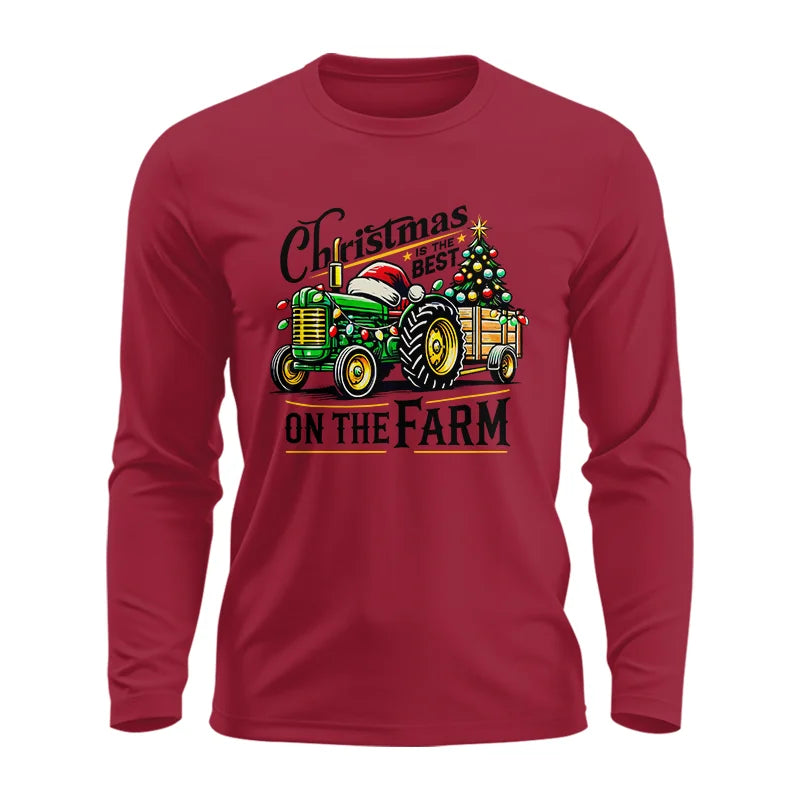 Christmas Is The Best On The Farm 3 - Unisex Ultra Cotton Long Sleeve Tee