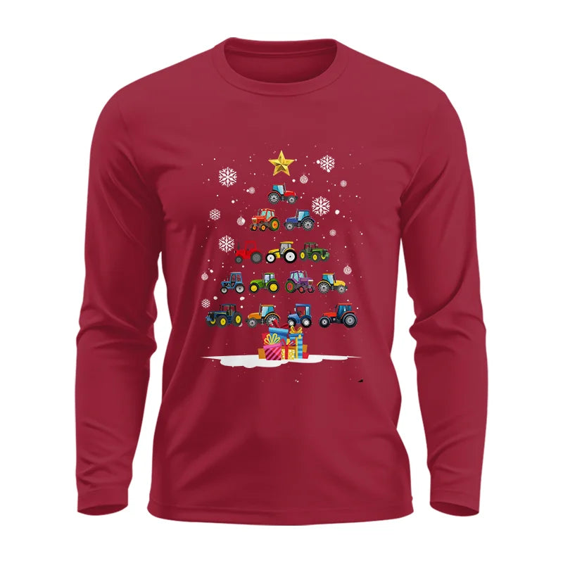 Christmas Tractor Tree - Unisex Ultra Cotton Long Sleeve Tee