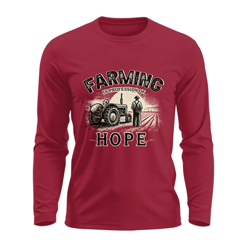 Image of Farming Is A Profession Of Hope 2 - Unisex Ultra Cotton Long Sleeve Tee