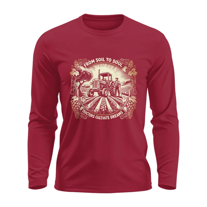 Image of From Soil To Soul_Tractors Cultivate Dreams 2 - Unisex Ultra Cotton Long Sleeve Tee