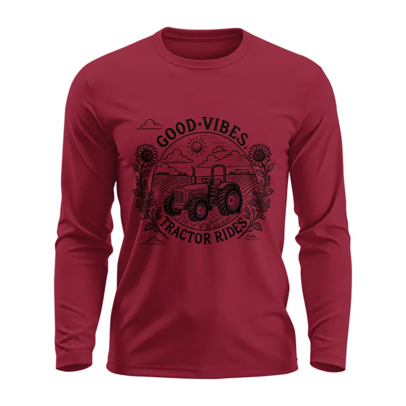 Image of Good Vibes Tractor Rides - Unisex Ultra Cotton Long Sleeve Tee