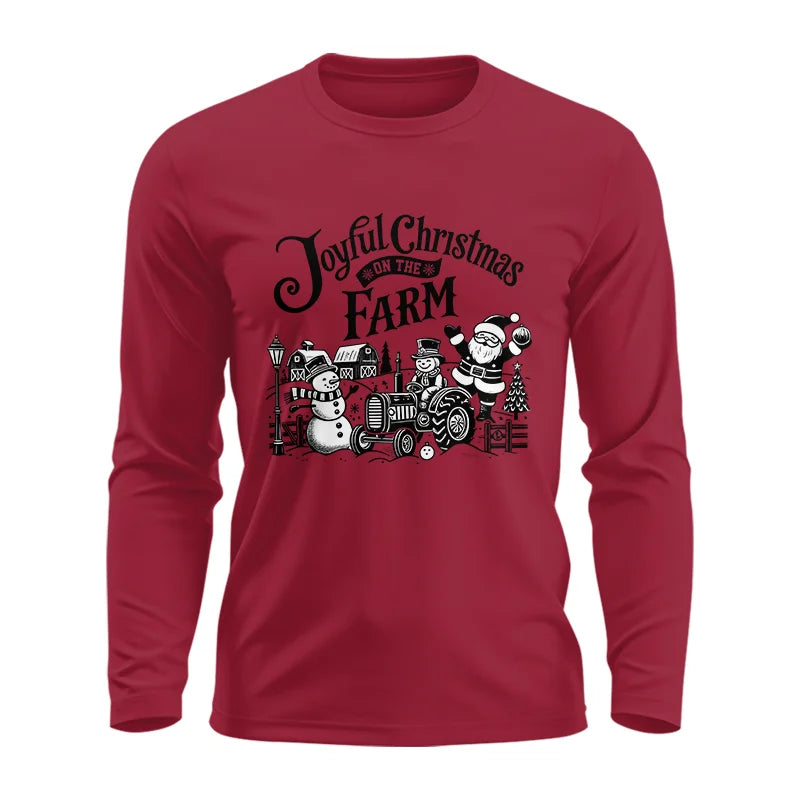 Joyful Christmas On The Farm 1 - Unisex Ultra Cotton Long Sleeve Tee