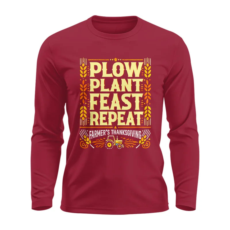 Image of Plow Plant Feast Repeat - Unisex Ultra Cotton Long Sleeve Tee