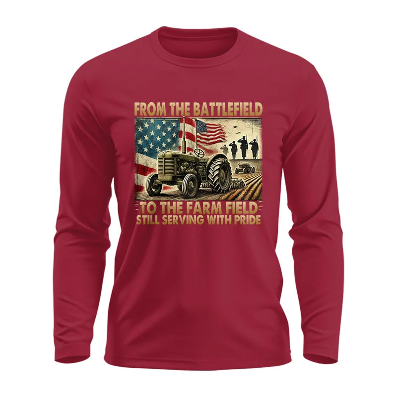 Veteran Farmer From The Battlefield To The Farm Field 1 - Unisex Ultra Cotton Long Sleeve Tee