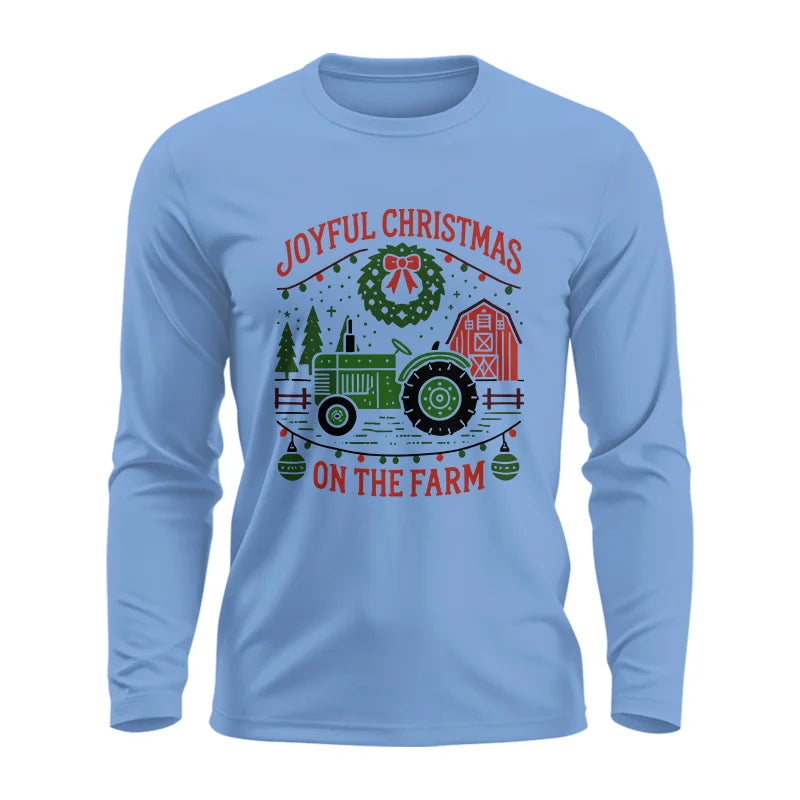 Joyful Christmas On The Farm 3 - Unisex Ultra Cotton Long Sleeve Tee