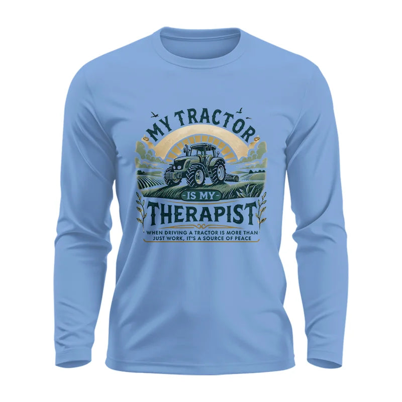 My Tractor Is My Therapist - Unisex Ultra Cotton Long Sleeve Tee