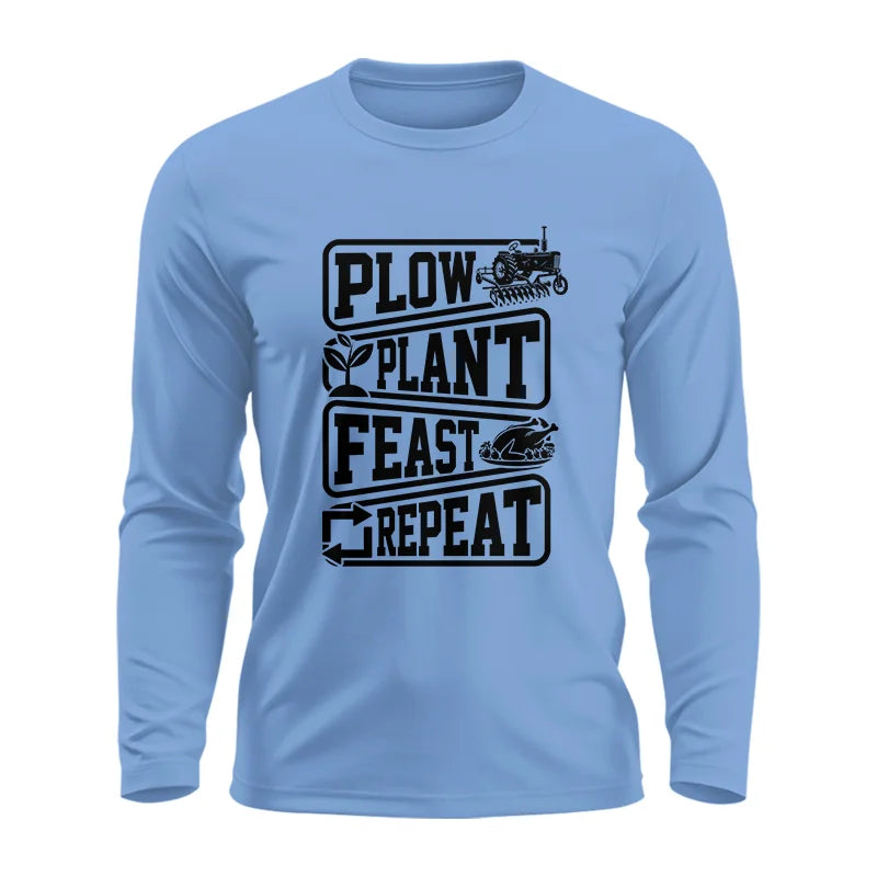 Image of Plow Plant Feast Repeat 1 - Unisex Ultra Cotton Long Sleeve Tee