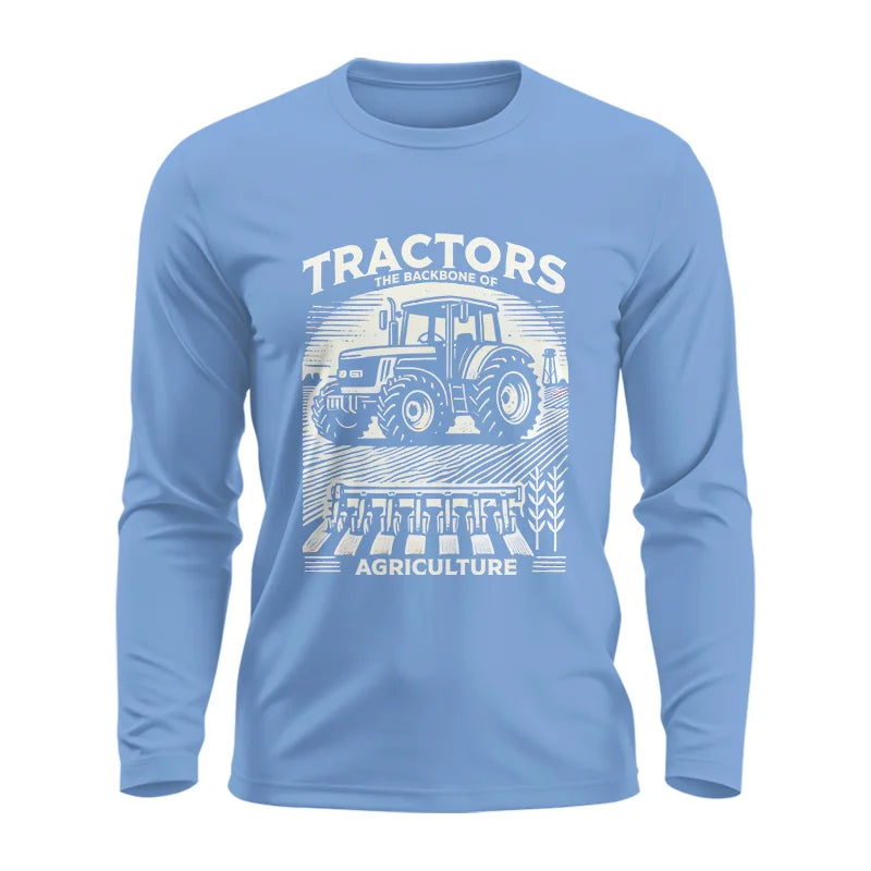 Image of Tractors The Backbone Of Agriculture - Unisex Ultra Cotton Long Sleeve Tee