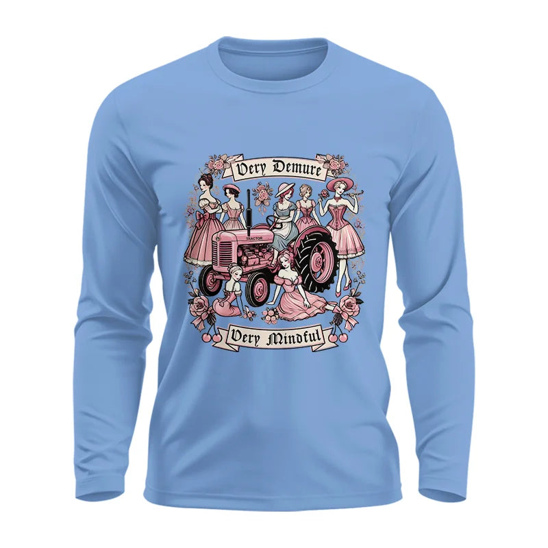 Image of Very Demure Very Mindful Tractor - Unisex Ultra Cotton Long Sleeve Tee