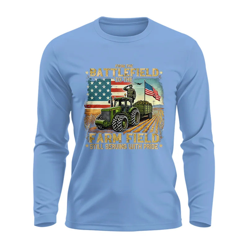 Veteran Farmer From The Battlefield To The Farm Field 2 - Unisex Ultra Cotton Long Sleeve Tee