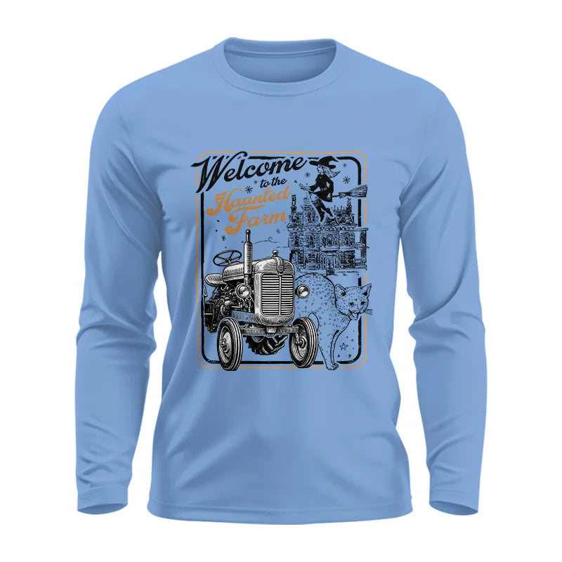 Image of Welcome To The Haunted Farm 1 - Unisex Ultra Cotton Long Sleeve Tee