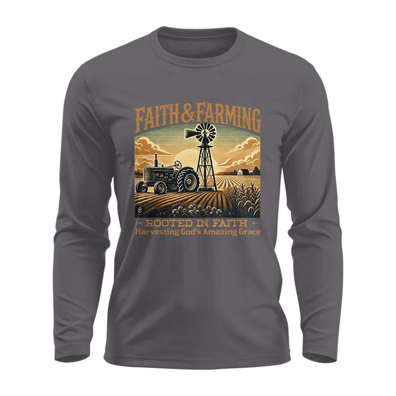 Image of Faith And Farming 3 - Unisex Ultra Cotton Long Sleeve Tee