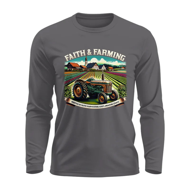 Image of Faith And Farming 4 - Unisex Ultra Cotton Long Sleeve Tee