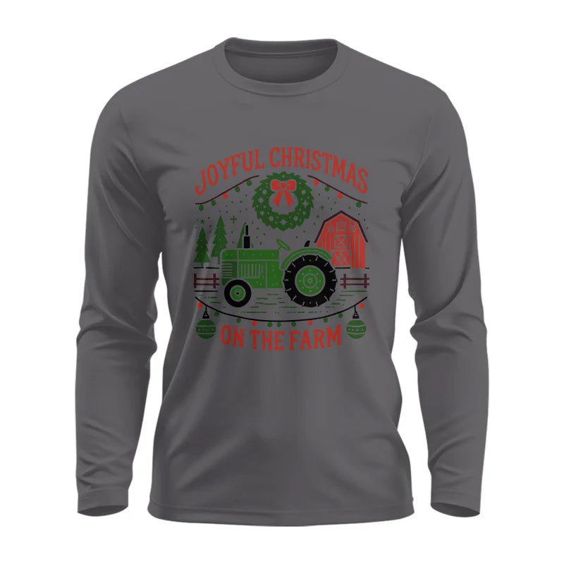 Joyful Christmas On The Farm 3 - Unisex Ultra Cotton Long Sleeve Tee