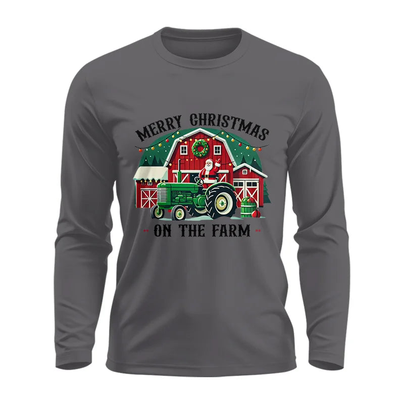 Merry Christmas On The Farm 1 - Unisex Ultra Cotton Long Sleeve Tee