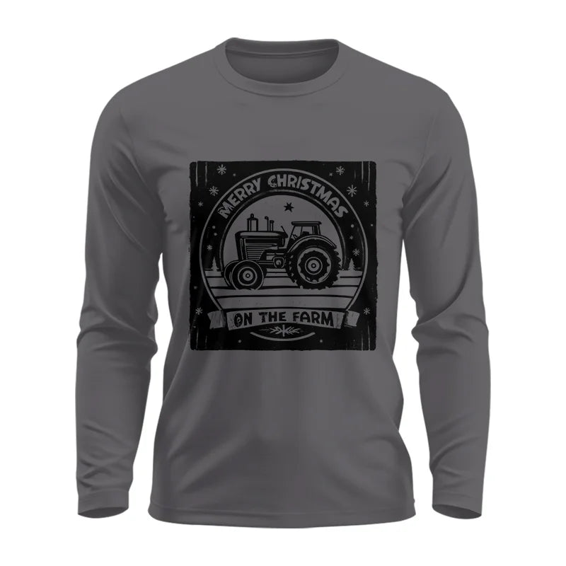 Merry Chritmas On The Farm 5 - Unisex Ultra Cotton Long Sleeve Tee