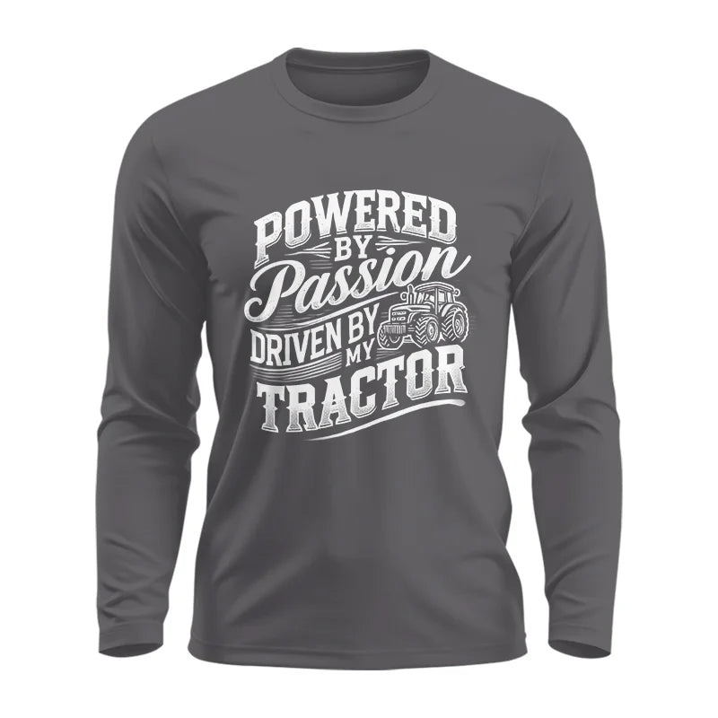 Image of Powered By Passion Driven By My Tractor 2 - Unisex Ultra Cotton Long Sleeve Tee