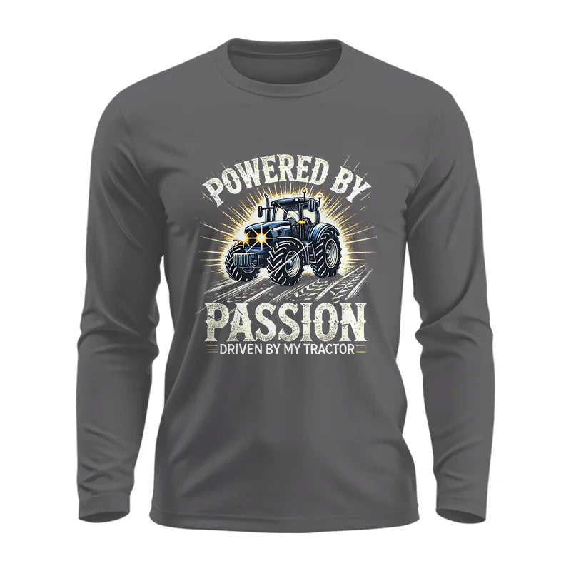 Powered By Passion Driven By My Tractor - Unisex Ultra Cotton Long Sleeve Tee