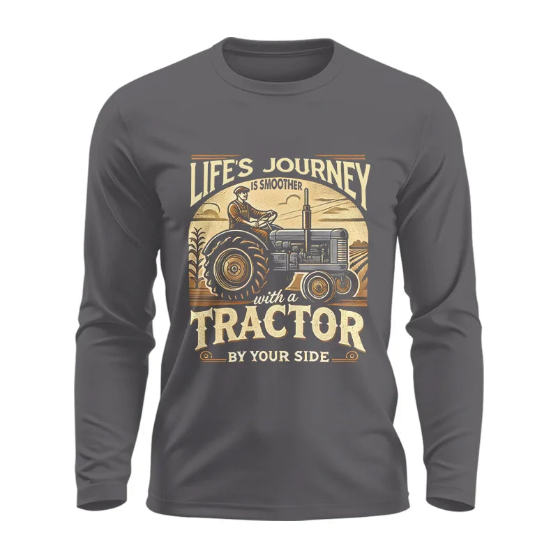 Smoother With A Tractor By Your Side - Unisex Ultra Cotton Long Sleeve Tee