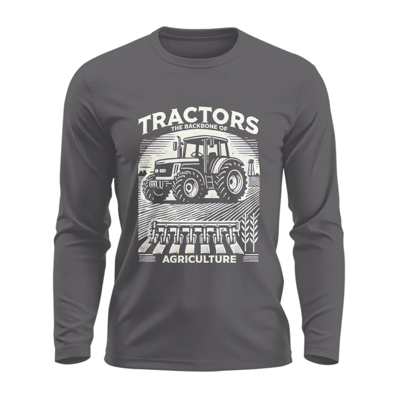 Image of Tractors The Backbone Of Agriculture - Unisex Ultra Cotton Long Sleeve Tee