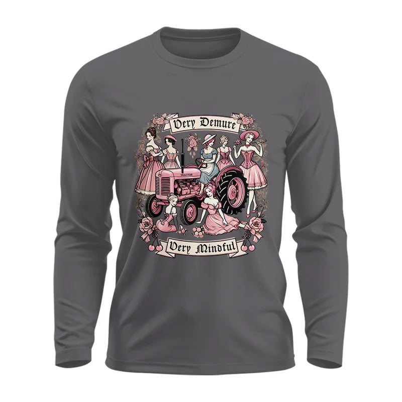 Very Demure Very Mindful Tractor - Unisex Ultra Cotton Long Sleeve Tee