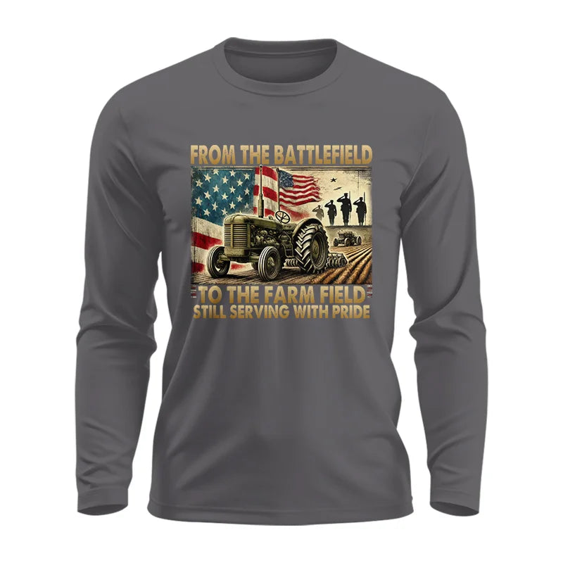 Veteran Farmer From The Battlefield To The Farm Field 1 - Unisex Ultra Cotton Long Sleeve Tee