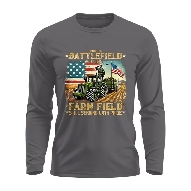 Veteran Farmer From The Battlefield To The Farm Field 2 - Unisex Ultra Cotton Long Sleeve Tee