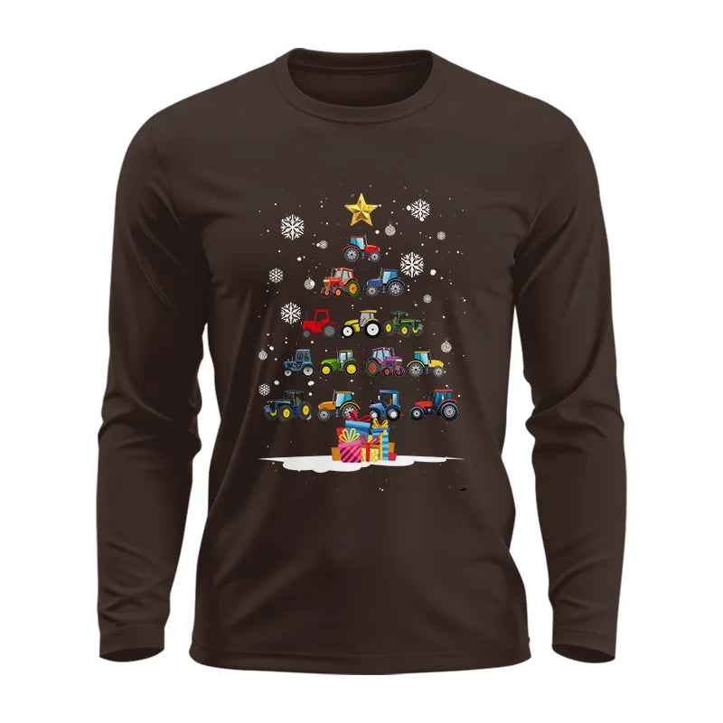 Image of Christmas Tractor Tree - Unisex Ultra Cotton Long Sleeve Tee