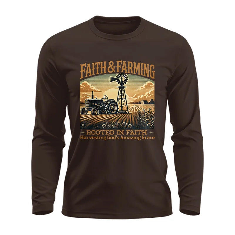 Image of Faith And Farming 3 - Unisex Ultra Cotton Long Sleeve Tee