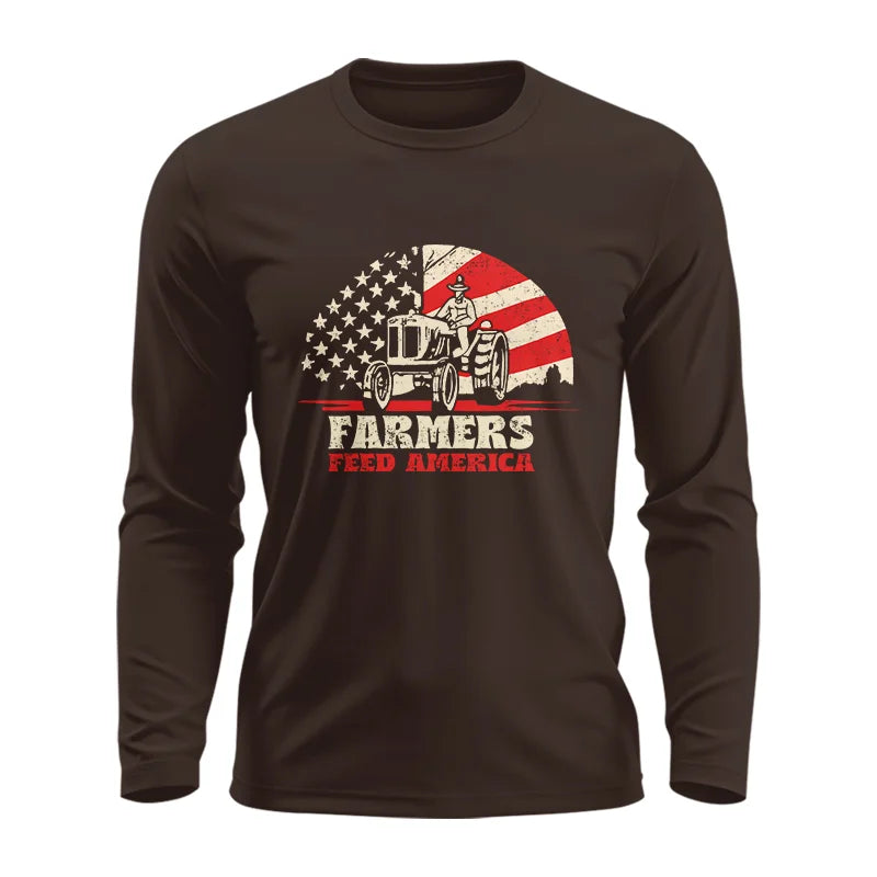 Farmers Feed America Support Farmers - Unisex Ultra Cotton Long Sleeve Tee