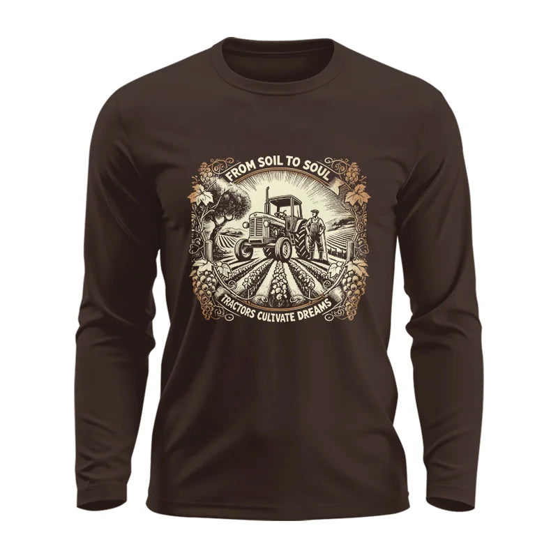 Image of From Soil To Soul_Tractors Cultivate Dreams 2 - Unisex Ultra Cotton Long Sleeve Tee