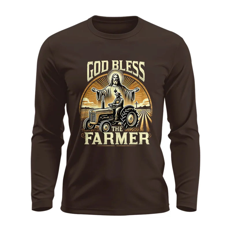 Image of God Bless The Farmer 1 - Unisex Ultra Cotton Long Sleeve Tee