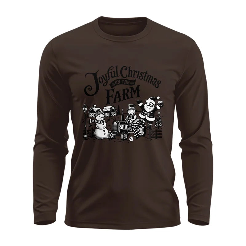 Joyful Christmas On The Farm 1 - Unisex Ultra Cotton Long Sleeve Tee