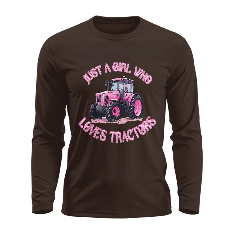 Just A Girl Who Loves Tractors 1 - Unisex Ultra Cotton Long Sleeve Tee