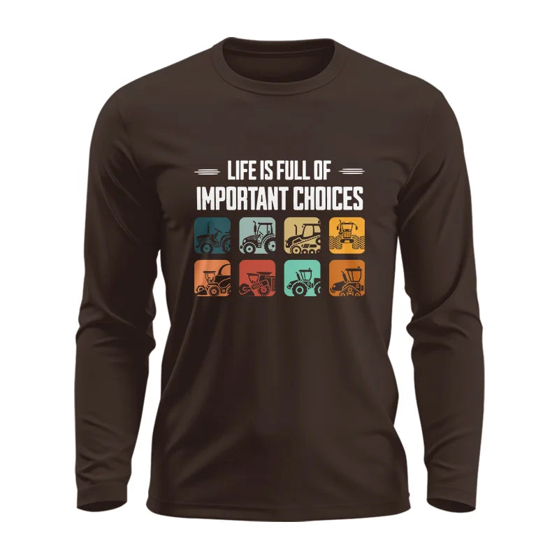 Image of Life Is Full Important Choices 36 - Unisex Ultra Cotton Long Sleeve Tee