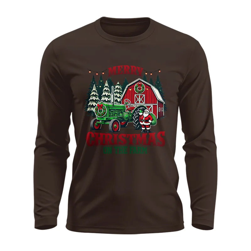 Merry Christmas On The Farm 3 - Unisex Ultra Cotton Long Sleeve Tee