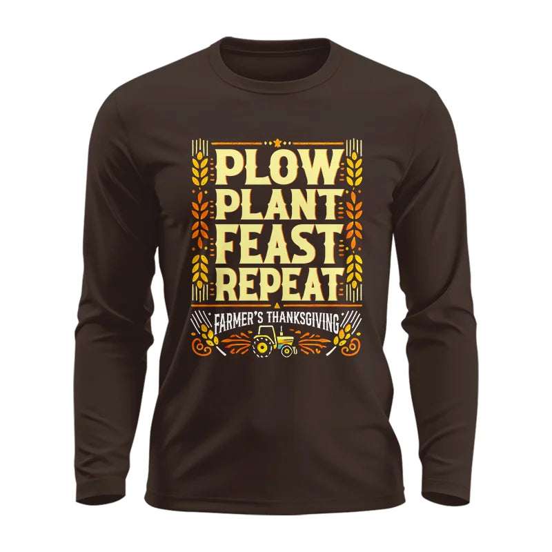 Image of Plow Plant Feast Repeat - Unisex Ultra Cotton Long Sleeve Tee