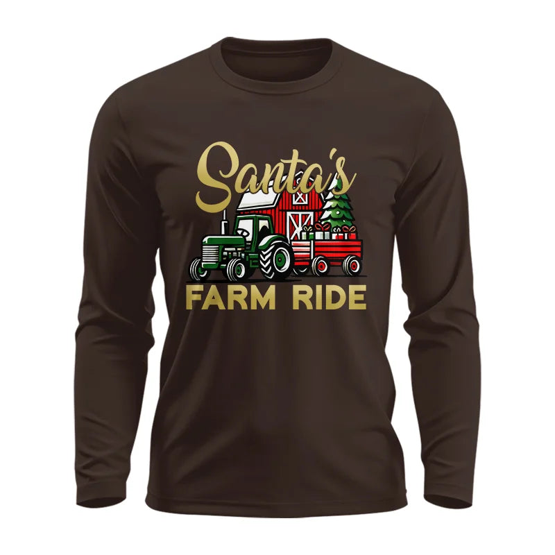 Image of Santa's Farm Ride 2 - Unisex Ultra Cotton Long Sleeve Tee